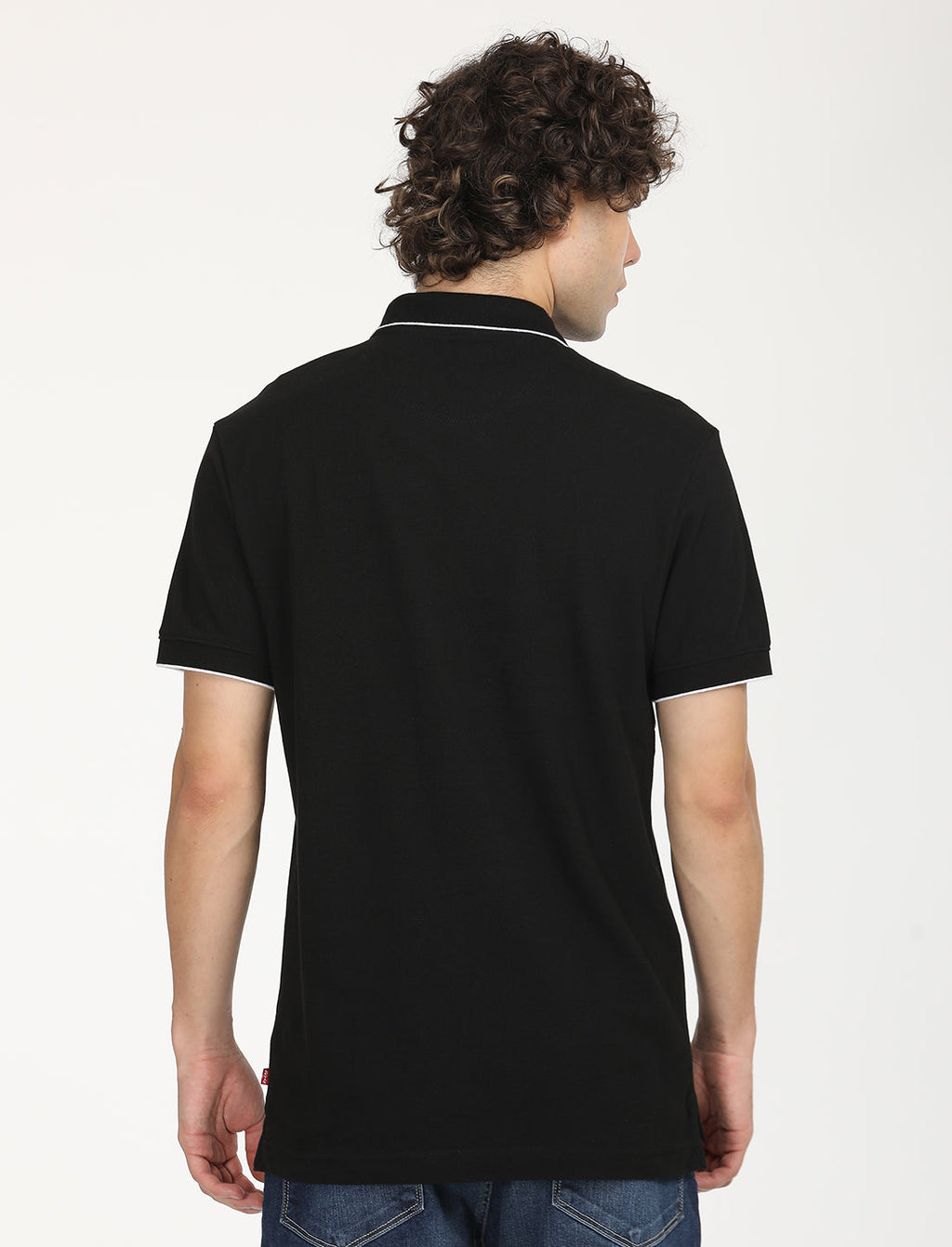 Men's Brand Logo Slim Fit  Polo T-shirt