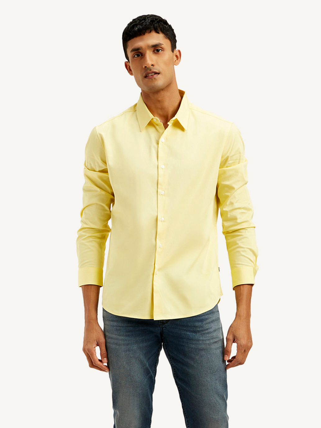 Men's Redloop Solid Slim Fit Shirt