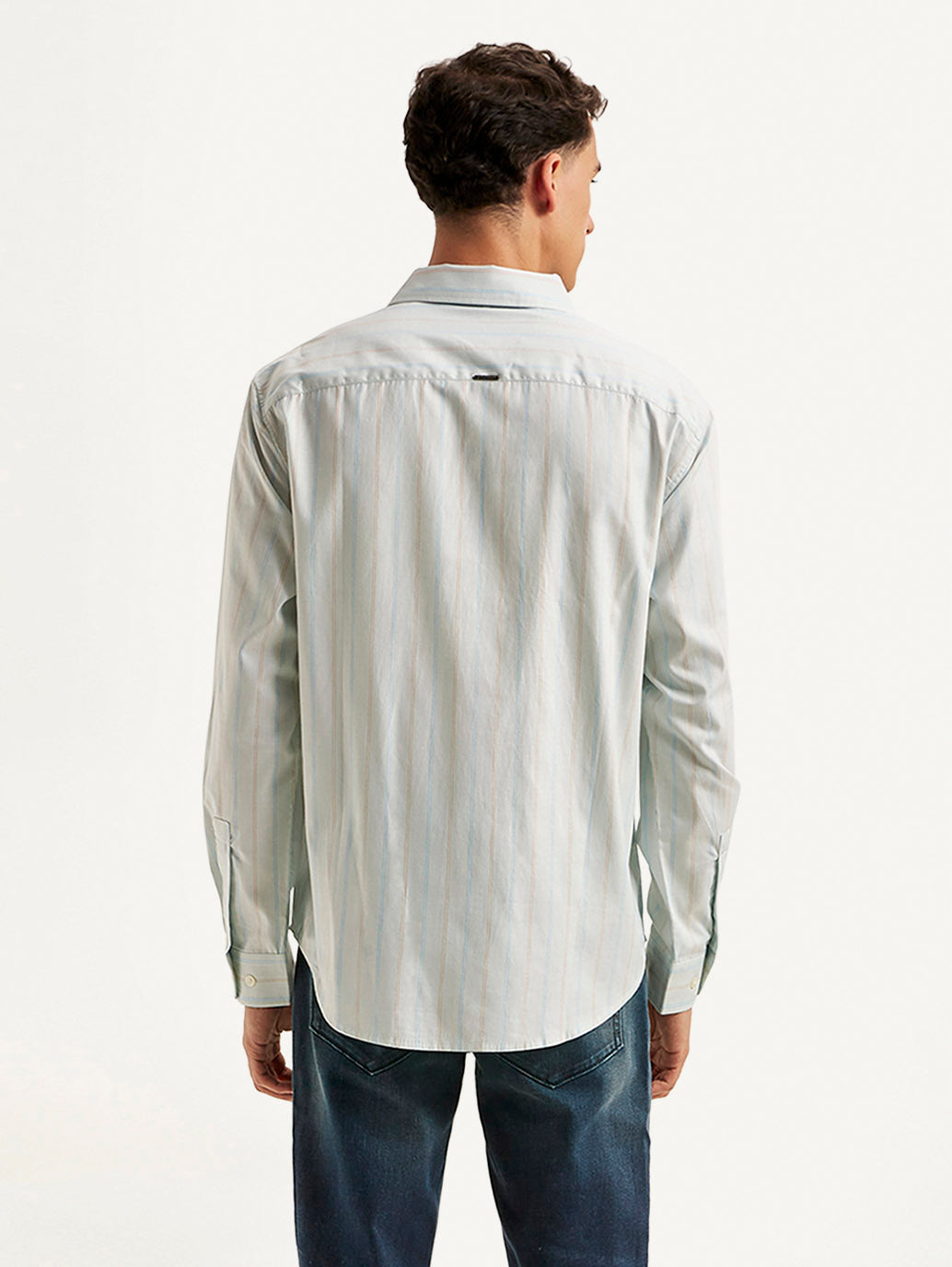 Men's Redloop Striped Slim Fit Shirt