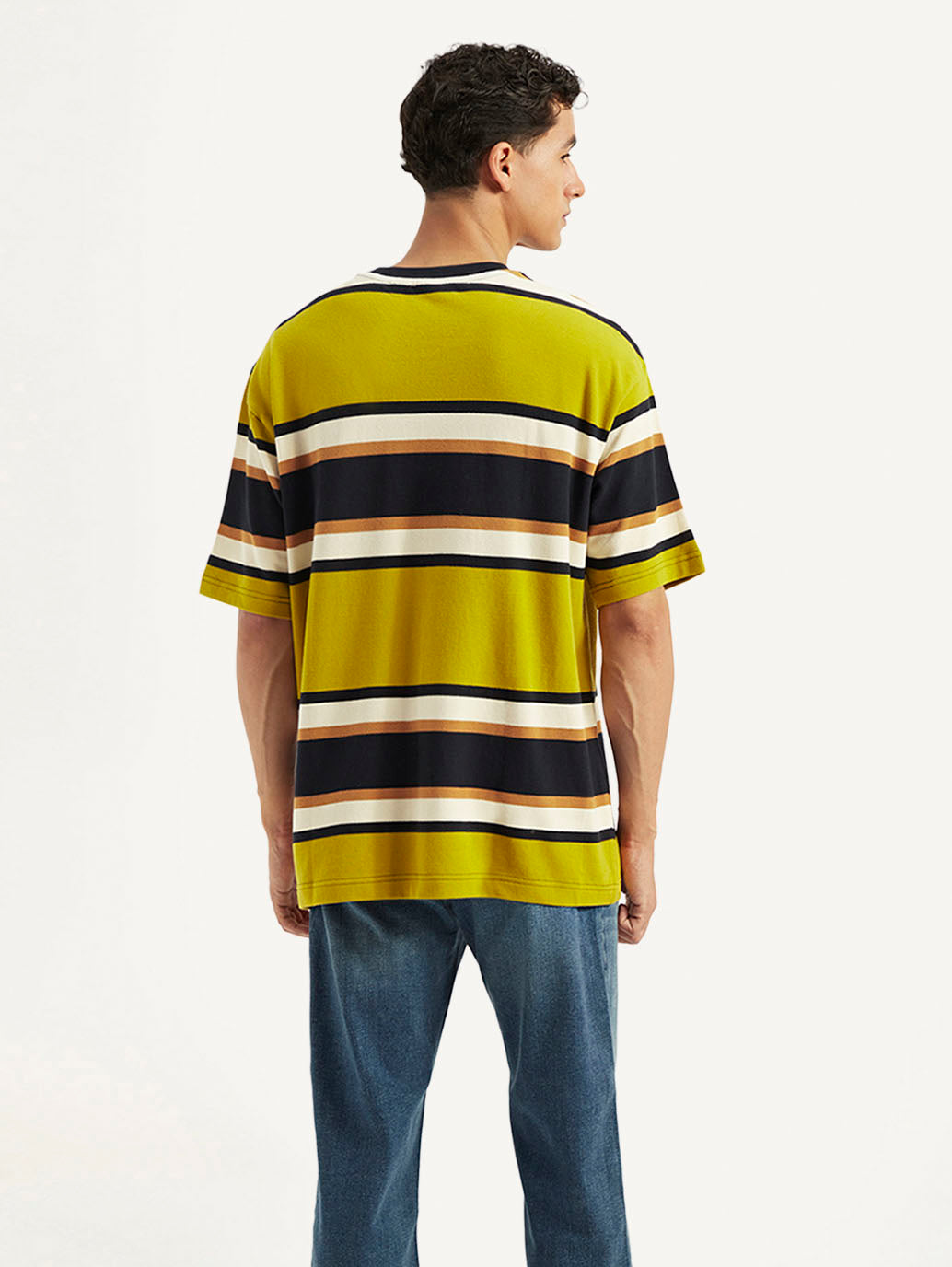 Men's Striped Relaxed Fit T-Shirt