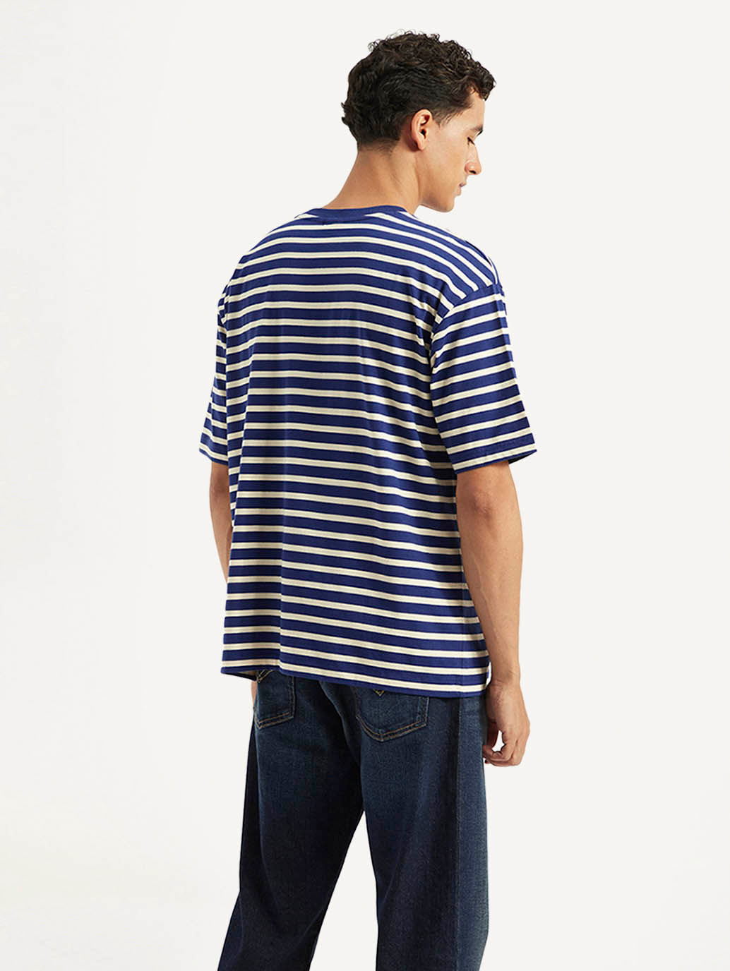 Men's Striped Relaxed Fit T-Shirt