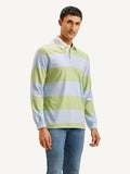 Men's Striped Polo T-shirt
