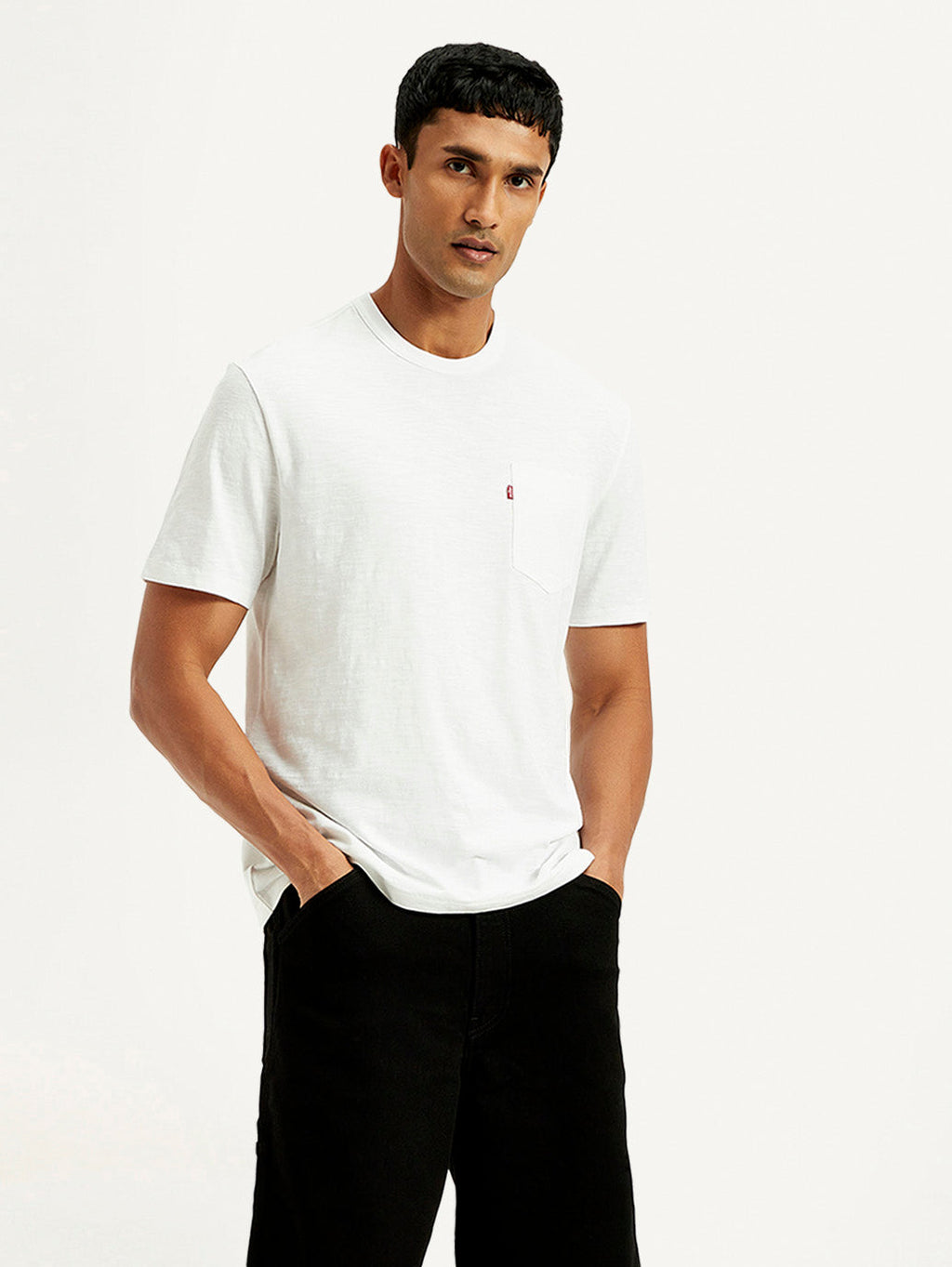 Men's Solid Crew Neck T-shirt
