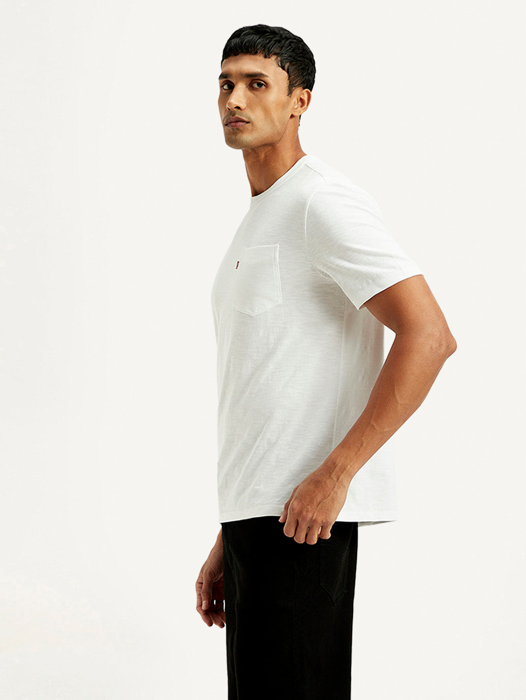 Men's Solid Crew Neck T-shirt