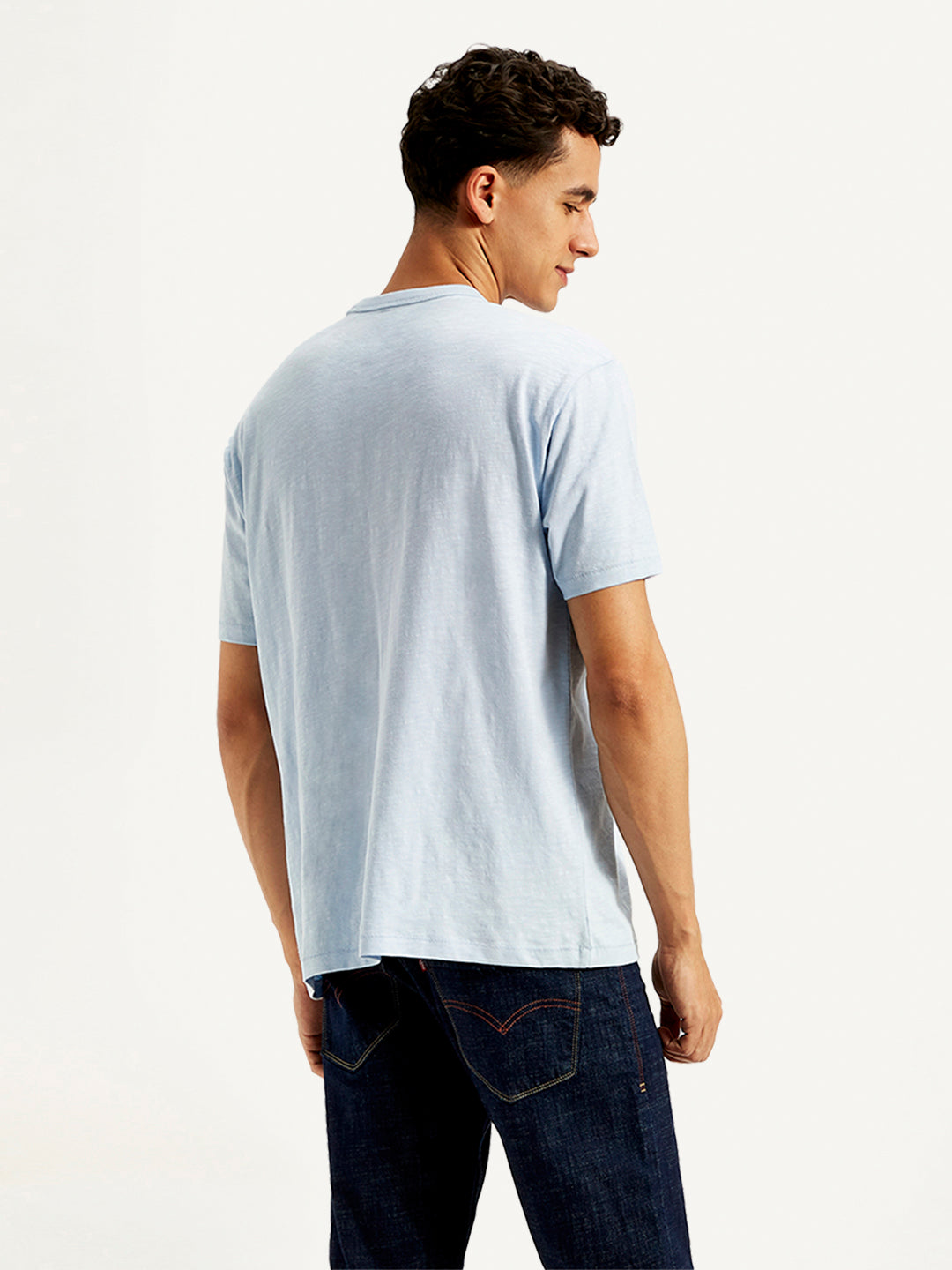 Men's Solid Slim Fit T-Shirt
