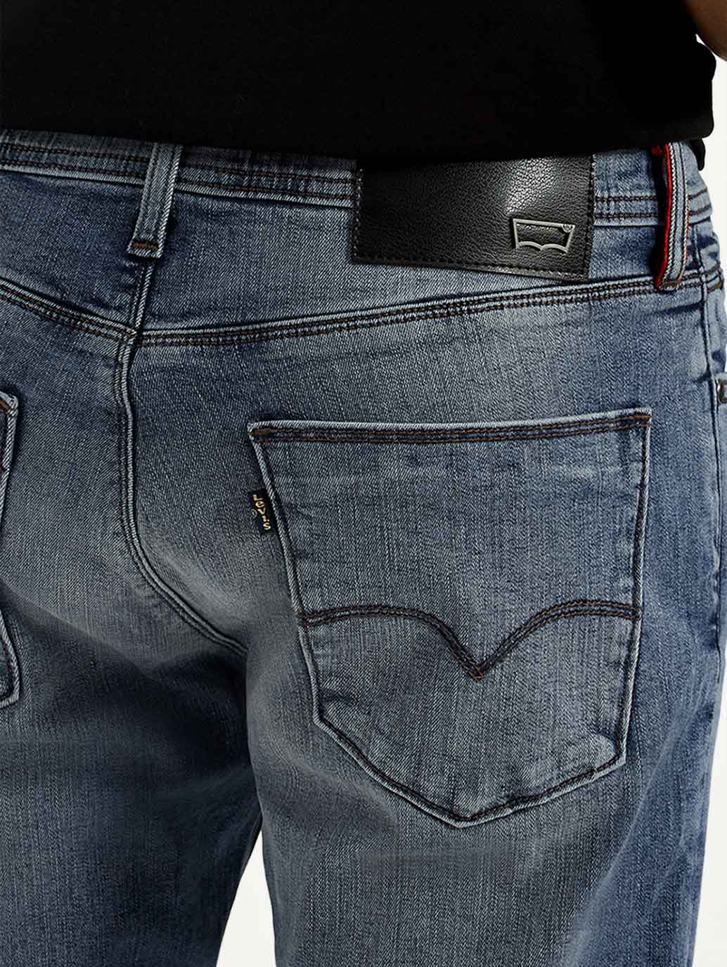 Men's Redloop 511 Indigo Slim Fit Mid Rise Jeans