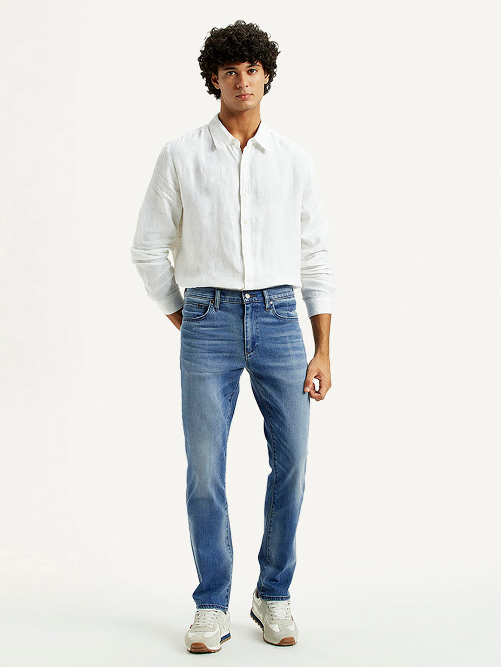 Men's Redloop 511 Indigo Slim Fit Mid Rise Jeans