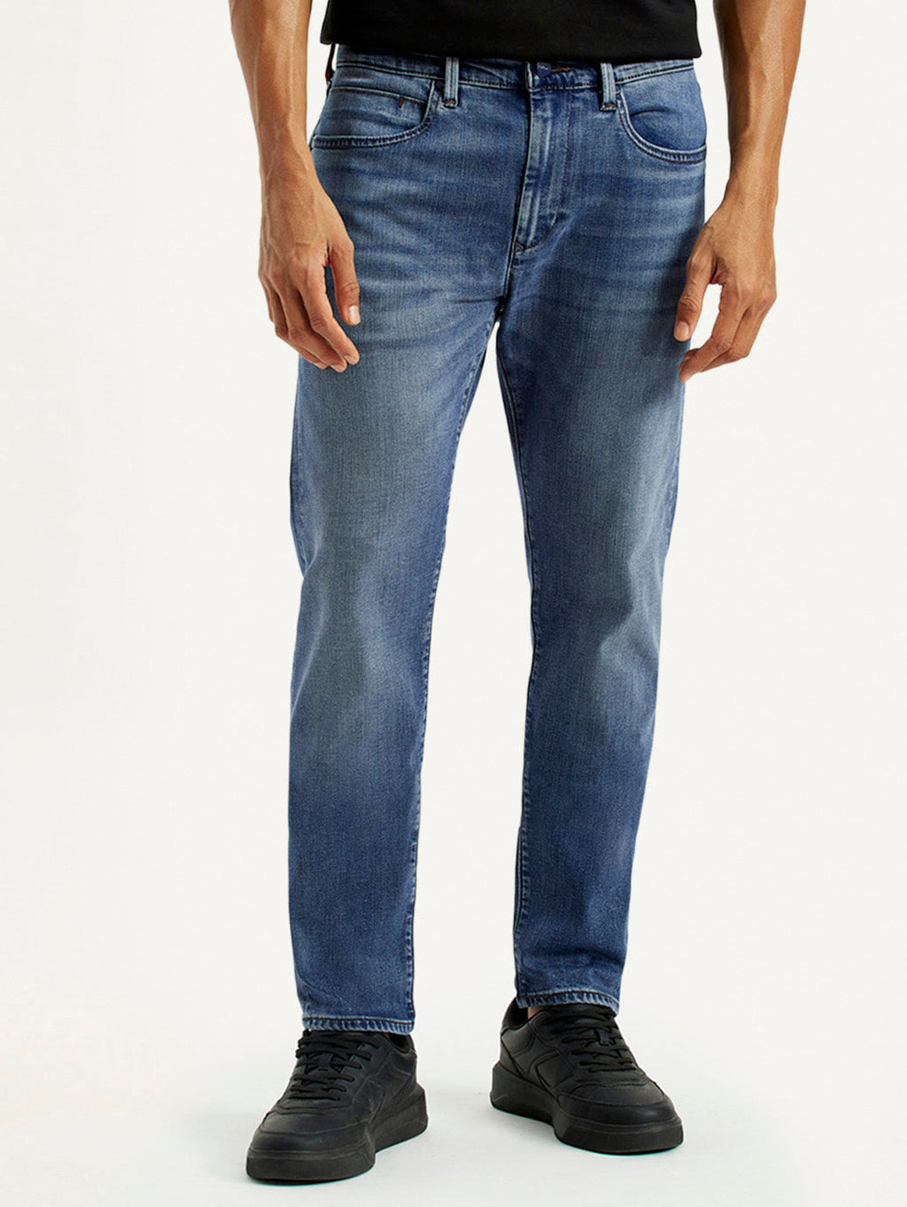 Men's Redloop 512 Dark Indigo Slim Tapered Fit Mid Rise Jeans