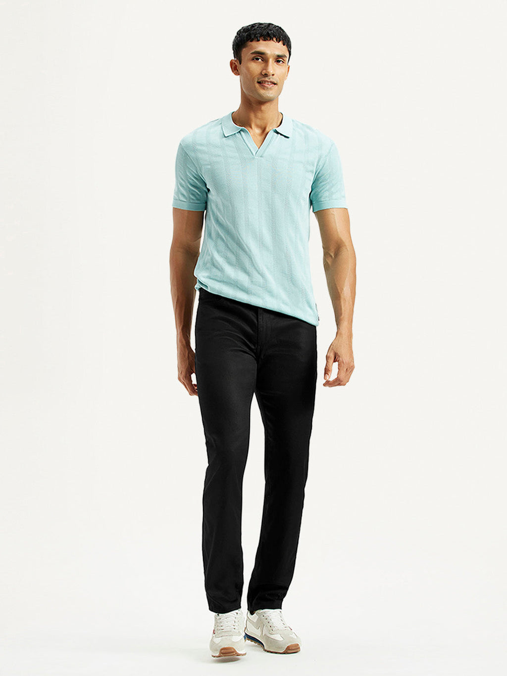 Men's Redloop 511 Black Slim Fit Mid Rise Jeans