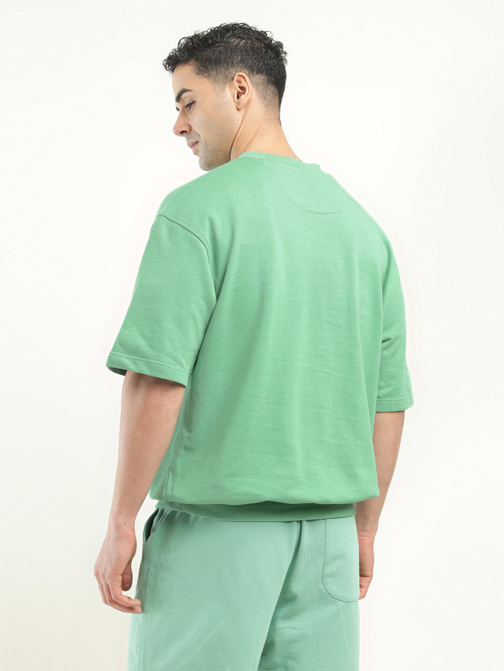 Men's Solid Loose Fit T-shirt