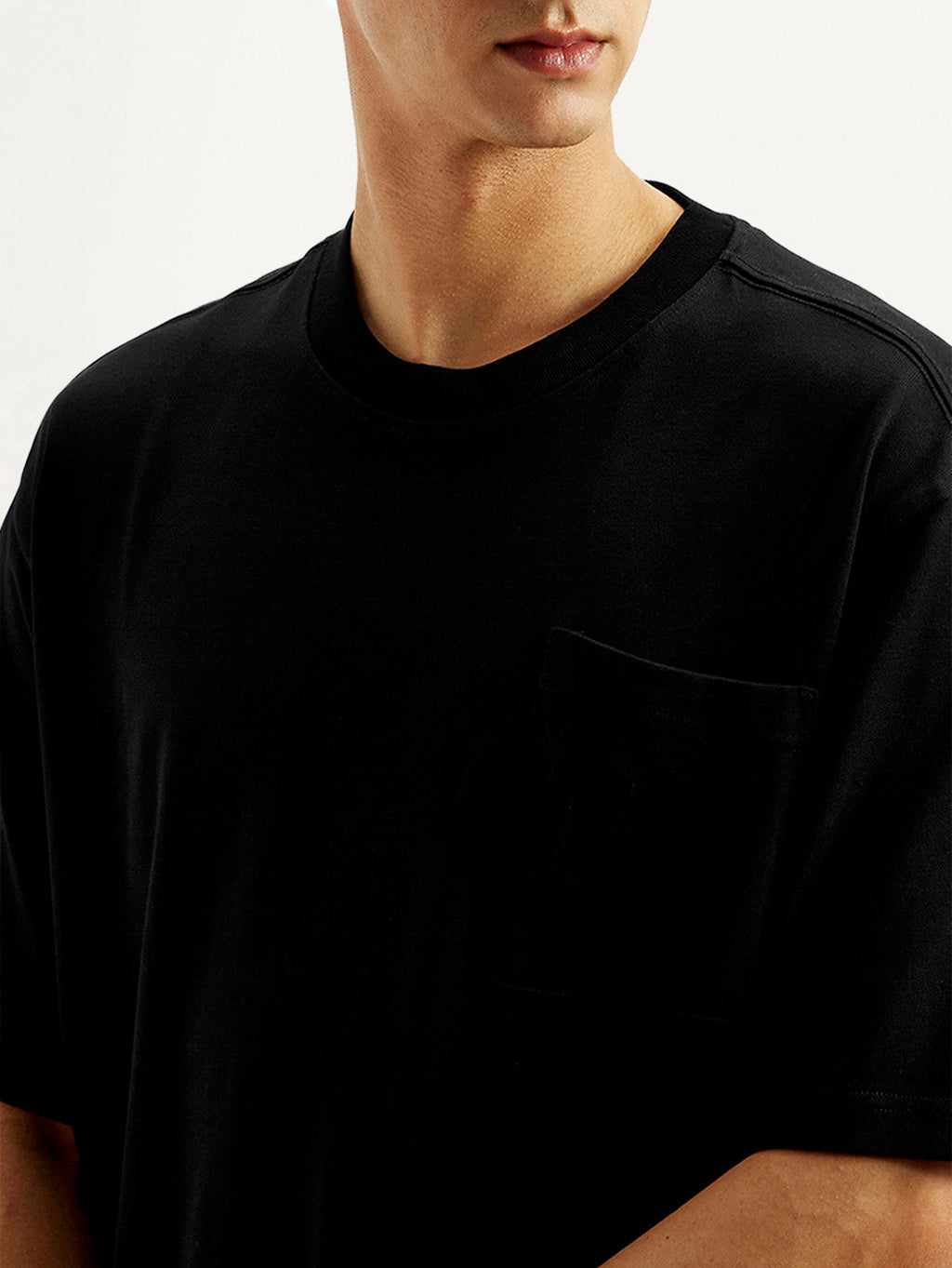 Men's Solid Loose Fit T-shirt