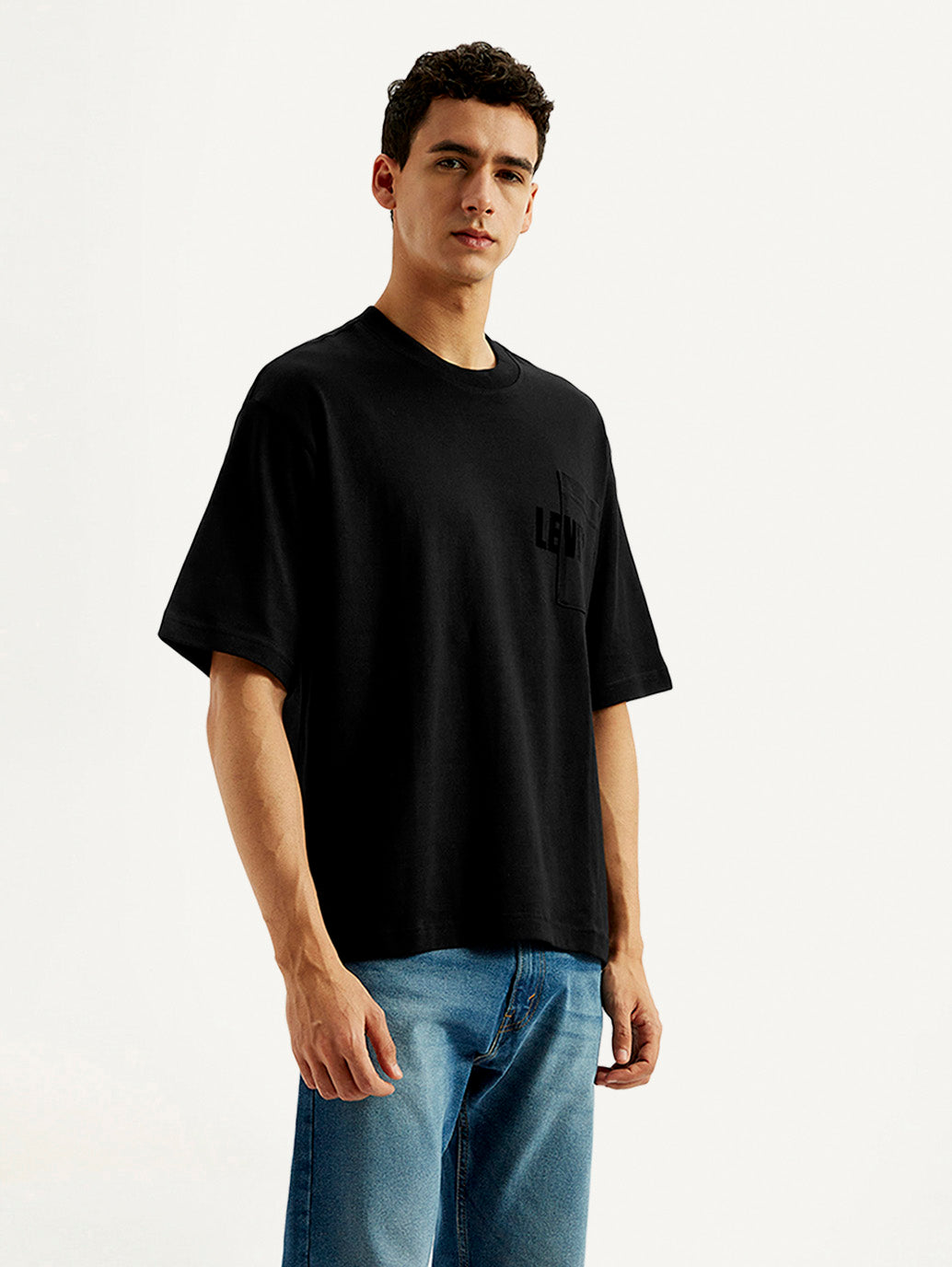 Men's Solid Loose Fit T-shirt