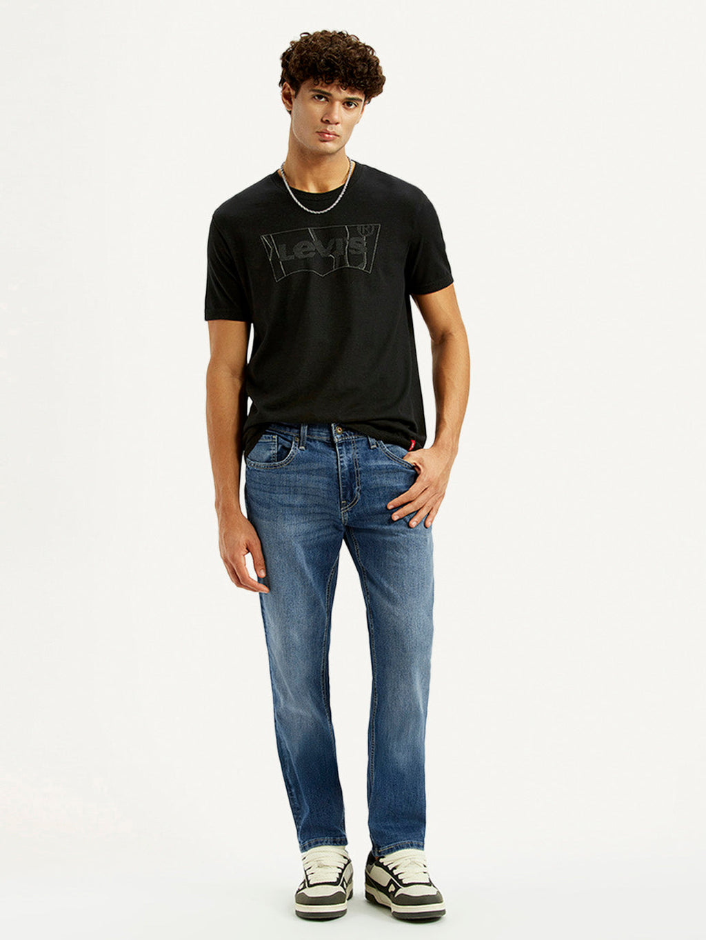 Men's 511 Blue Slim Fit Mid Rise Jeans