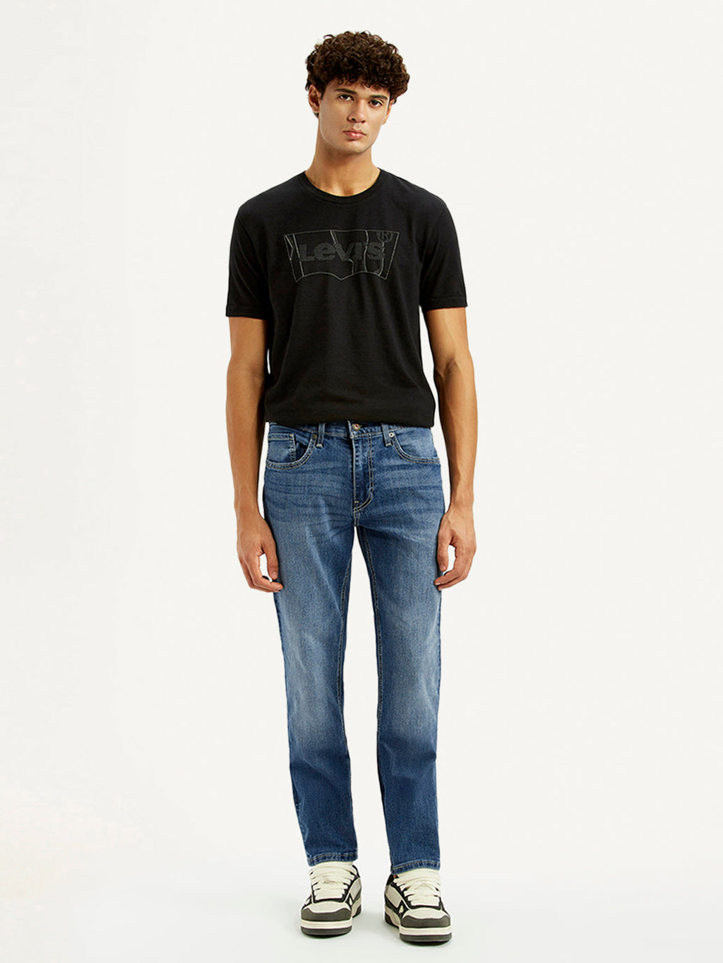 Men's 511 Blue Slim Fit Mid Rise Jeans