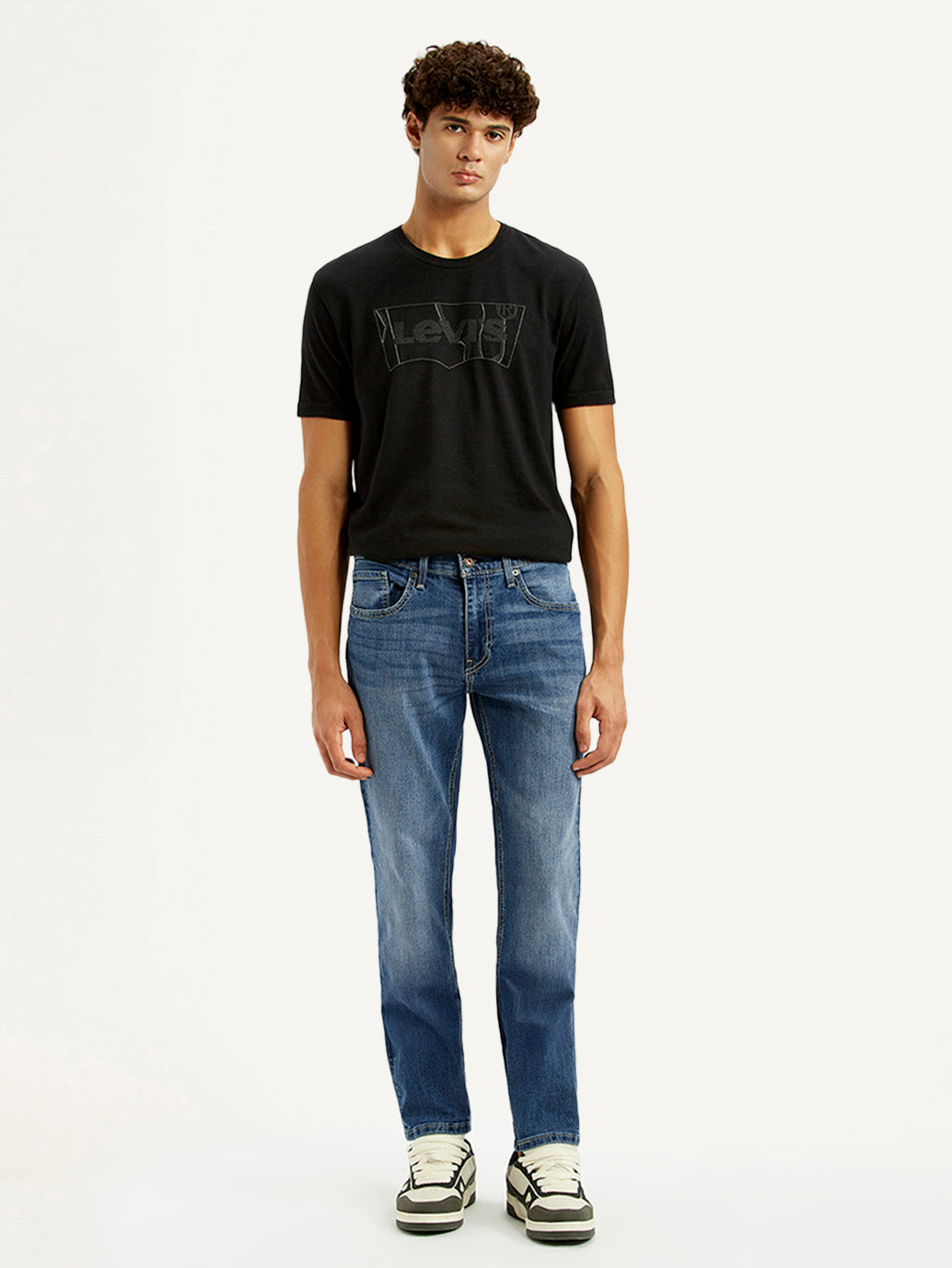 Men's 511 Blue Slim Fit Mid Rise Jeans