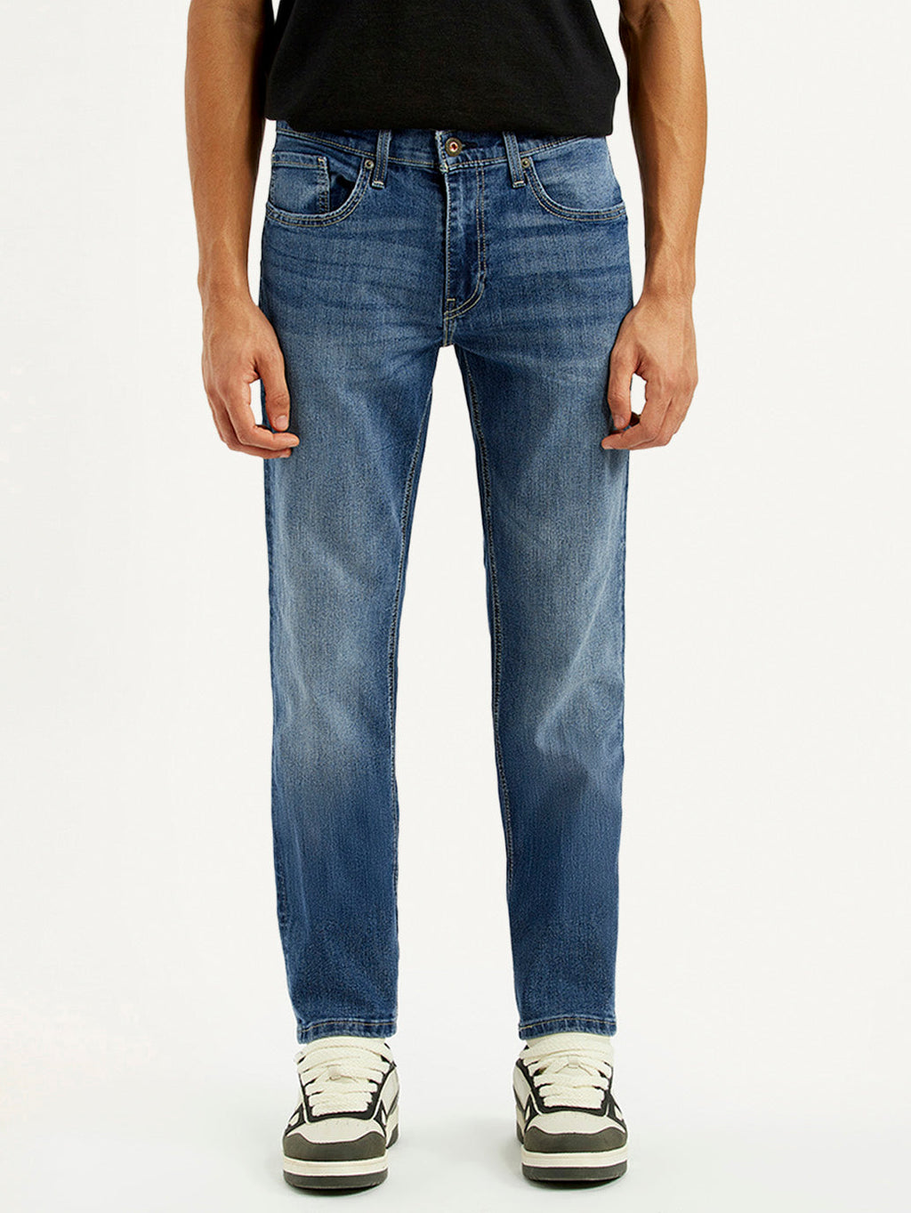 Men's 511 Blue Slim Fit Mid Rise Jeans