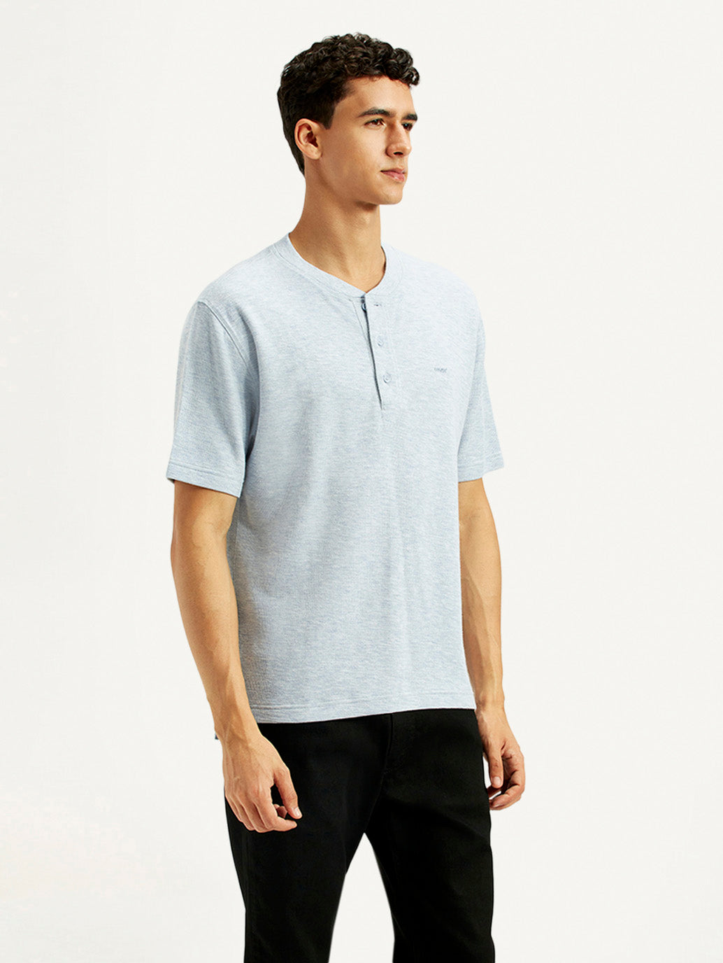 Men's Textured Slim Fit T-Shirt