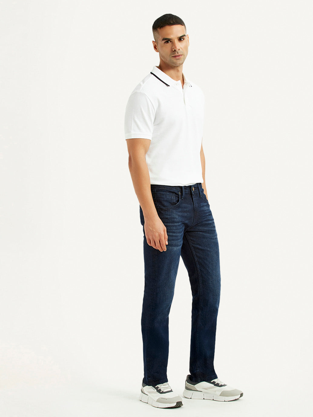 Men's 511 Dark Blue Slim Fit Mid Rise Jeans