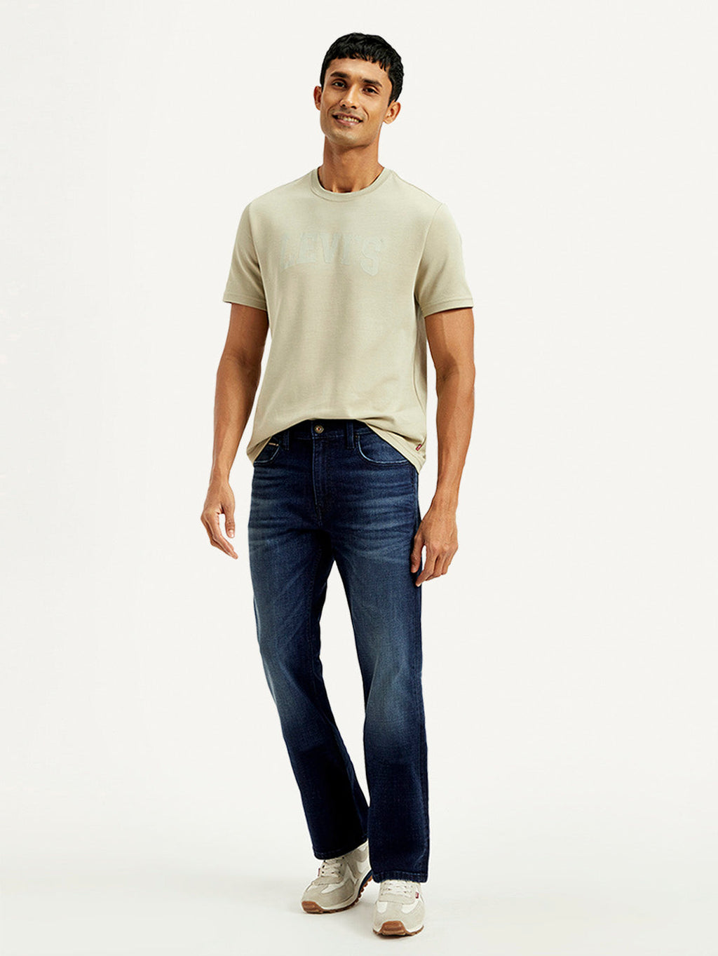 Men's 527 Blue Bootcut Fit Mid Rise Jeans
