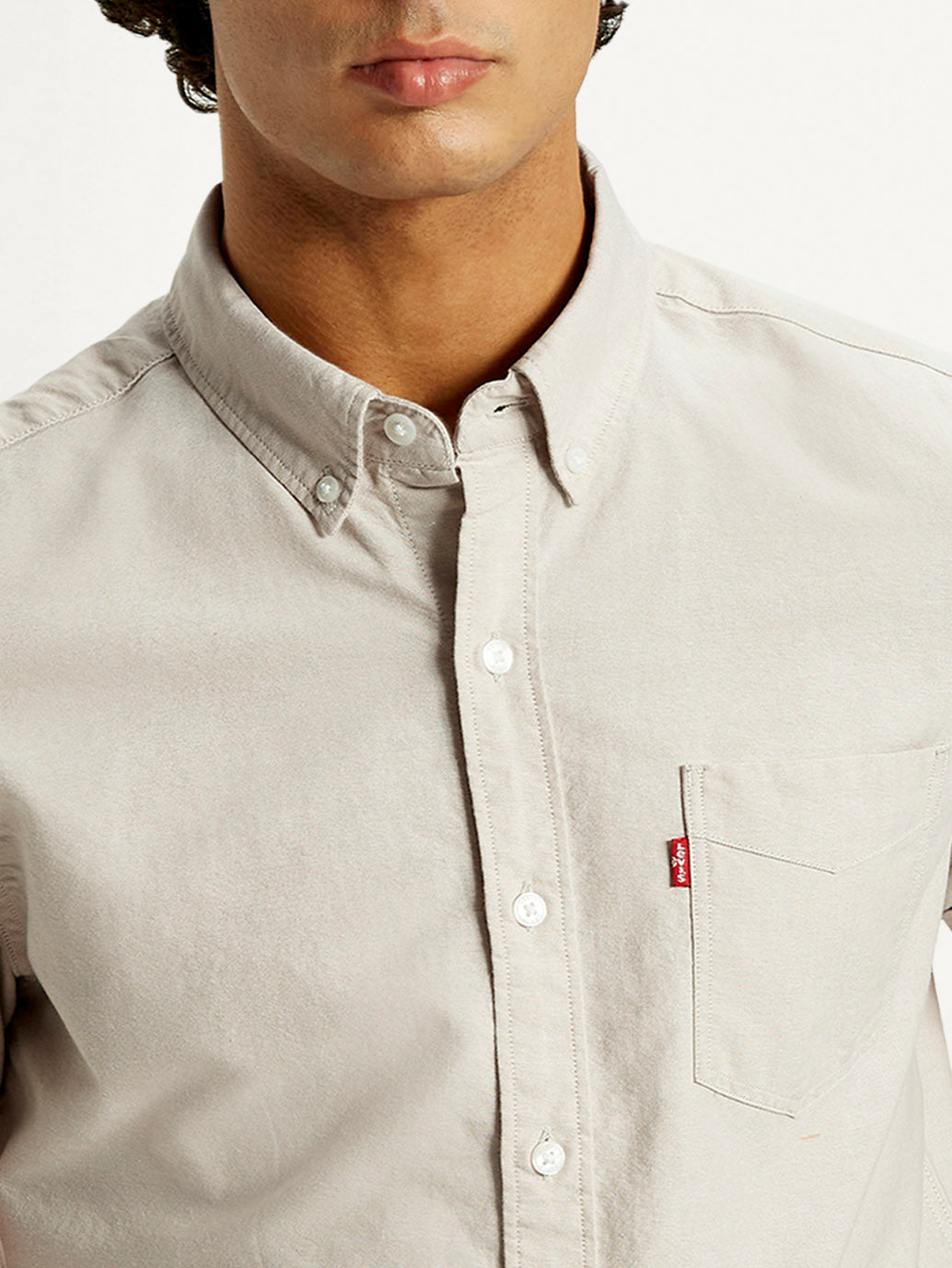 Men's Solid Slim Fit Oxford Shirt