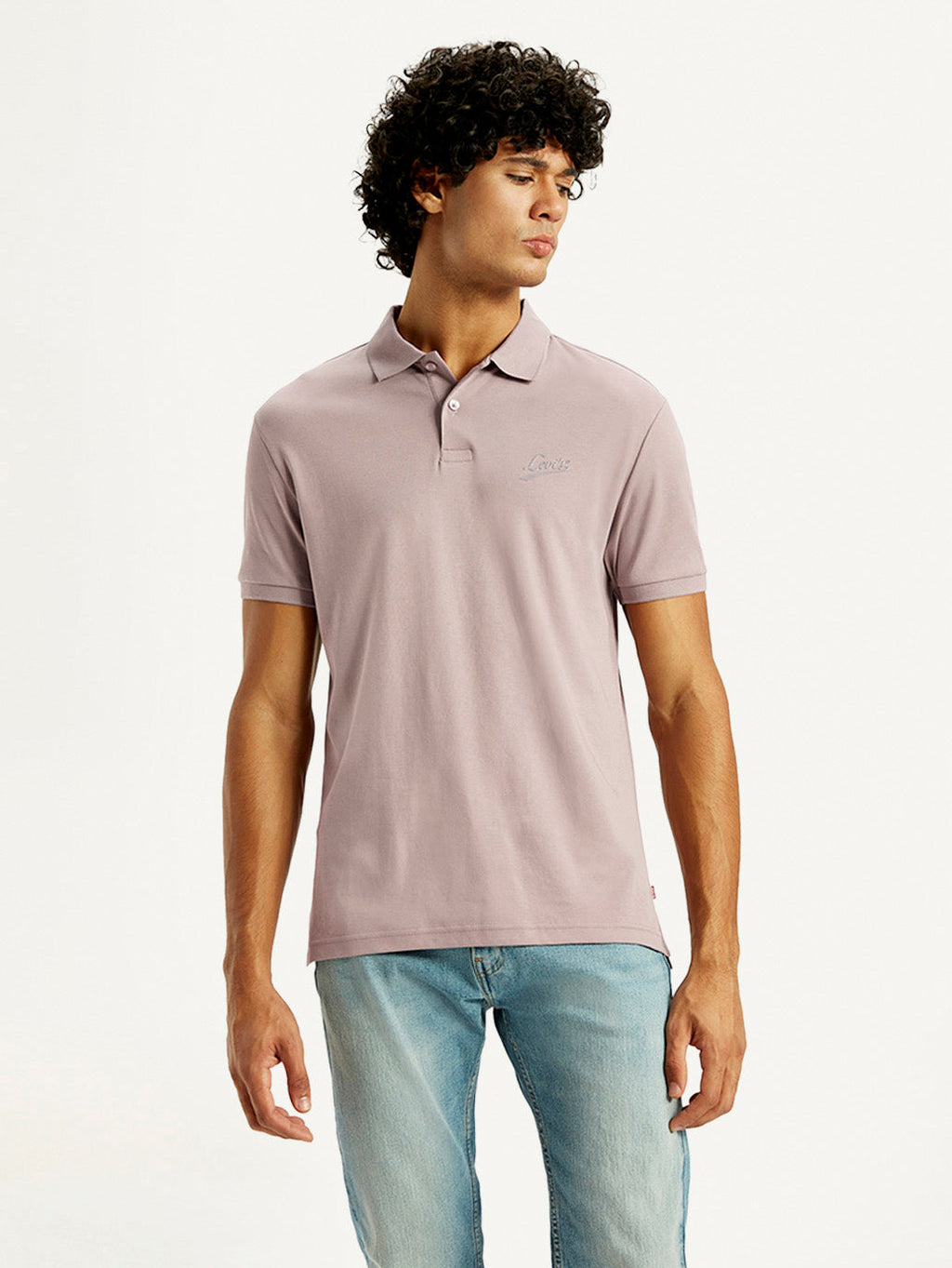 Men's Solid Slim Fit Polo T-Shirt