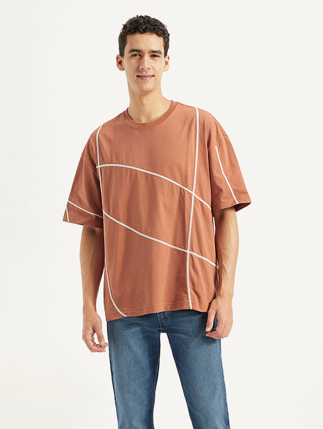 Men's Printed Loose Fit T-shirt
