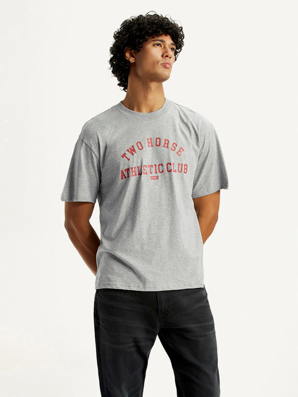 Men's Typography Boxy Fit T-Shirt