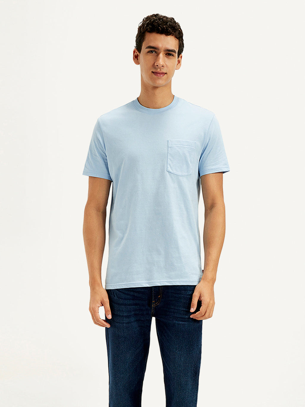 Men's Solid Round Neck T-Shirt