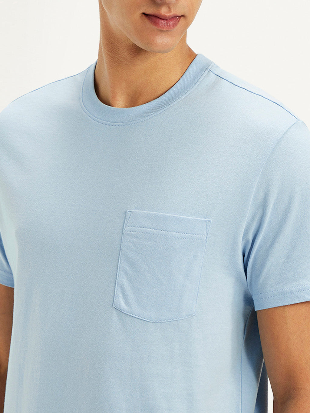 Men's Solid Round Neck T-Shirt