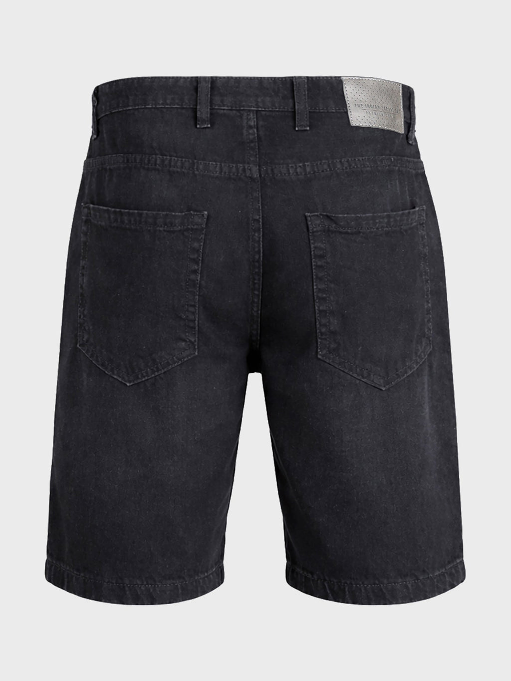 Men's Black Regular Fit Solid Casual Shorts