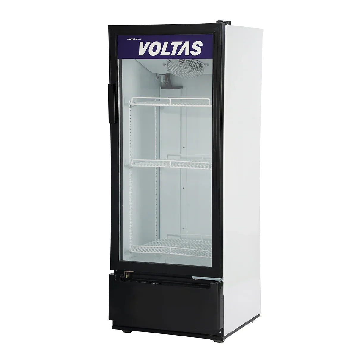 Voltas VC GT 220 SD P METALLICS FGLS Visi Cooler Single Door, 220 Liters, Black