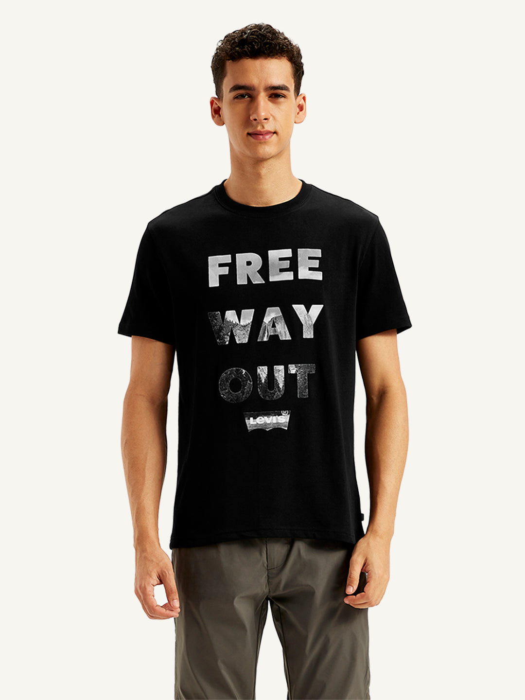 Men's Graphic Print Regular Fit T-Shirt