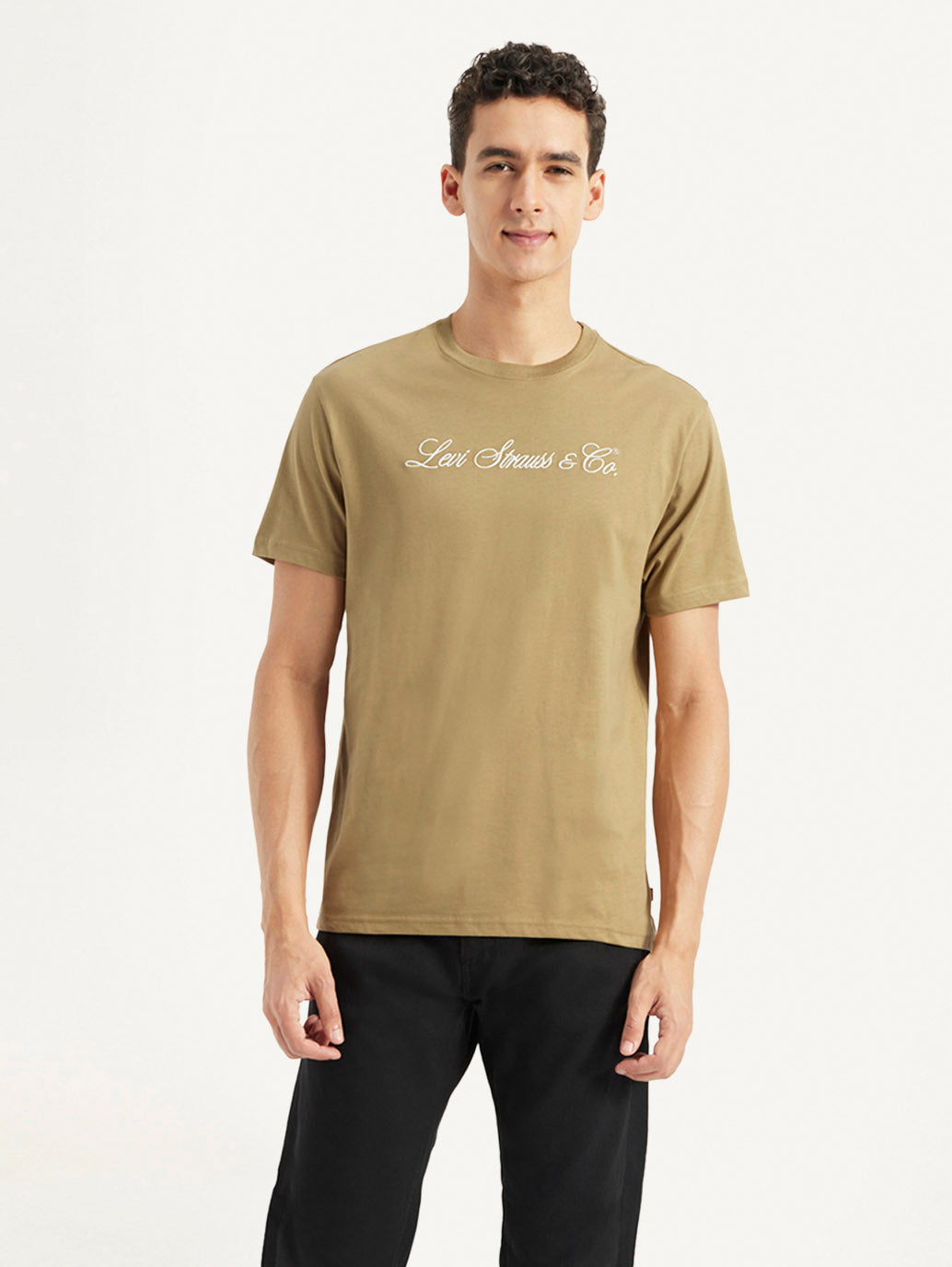 Men's Typographic Print Slim Fit T-shirt