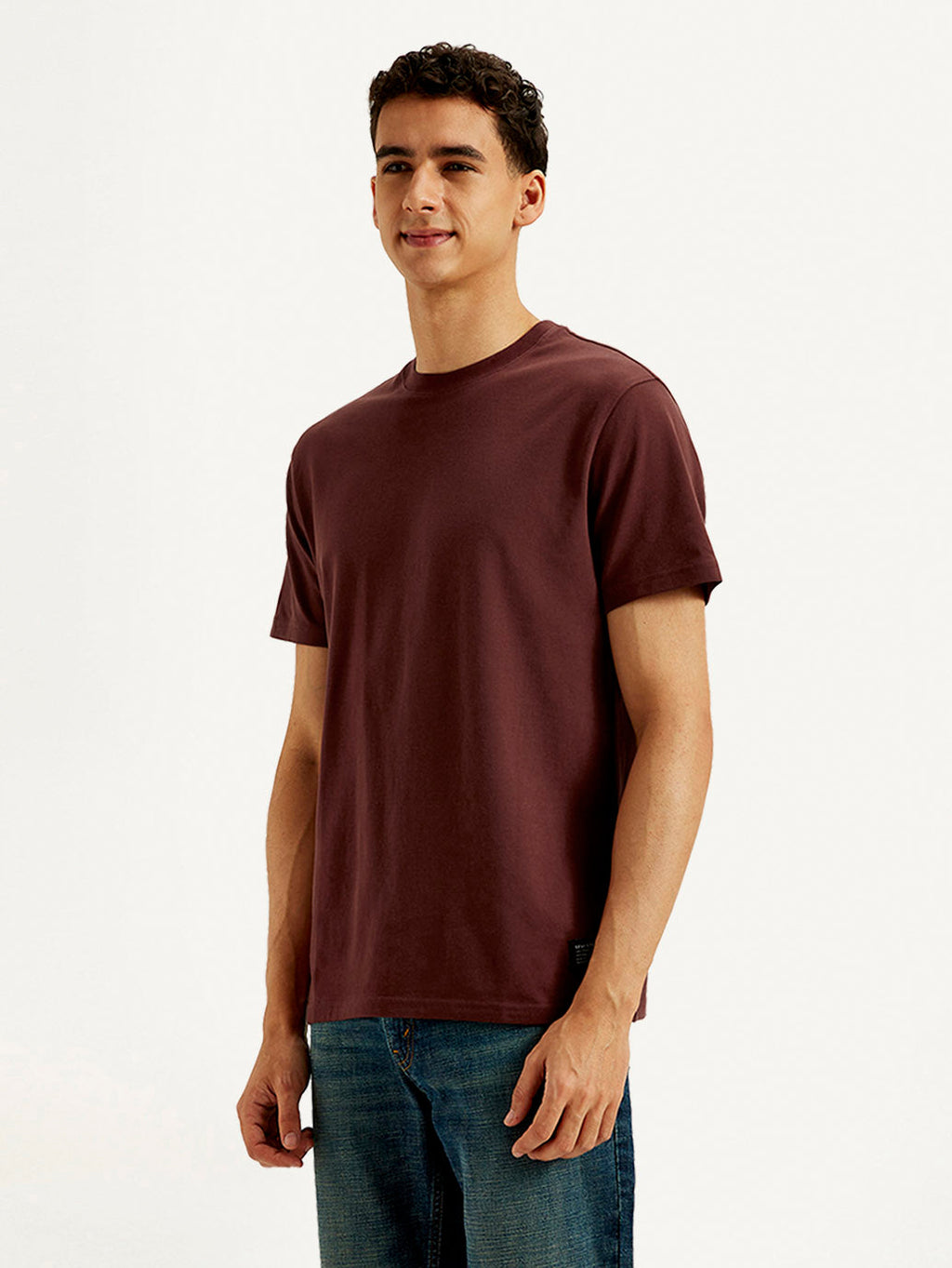 Men's Solid Slim Fit T-shirt