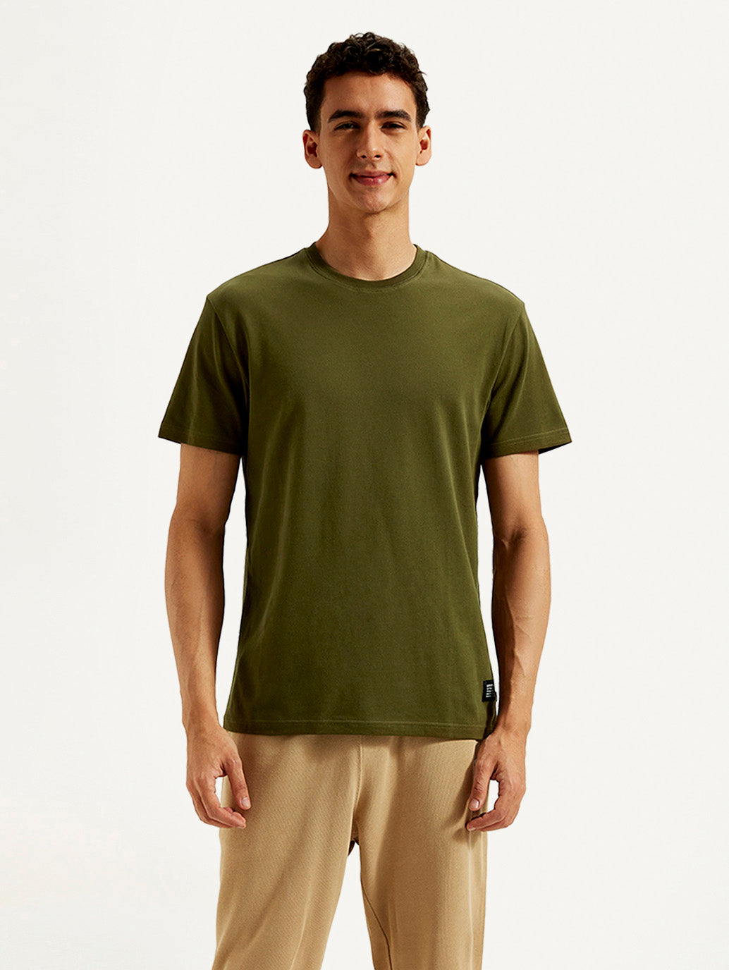 Men's Solid Slim Fit T-shirt