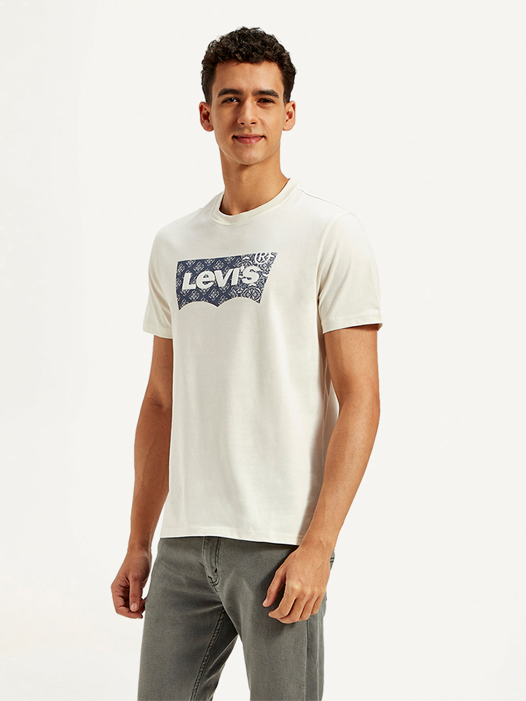Men's Brand Logo Slim Fit T-Shirt
