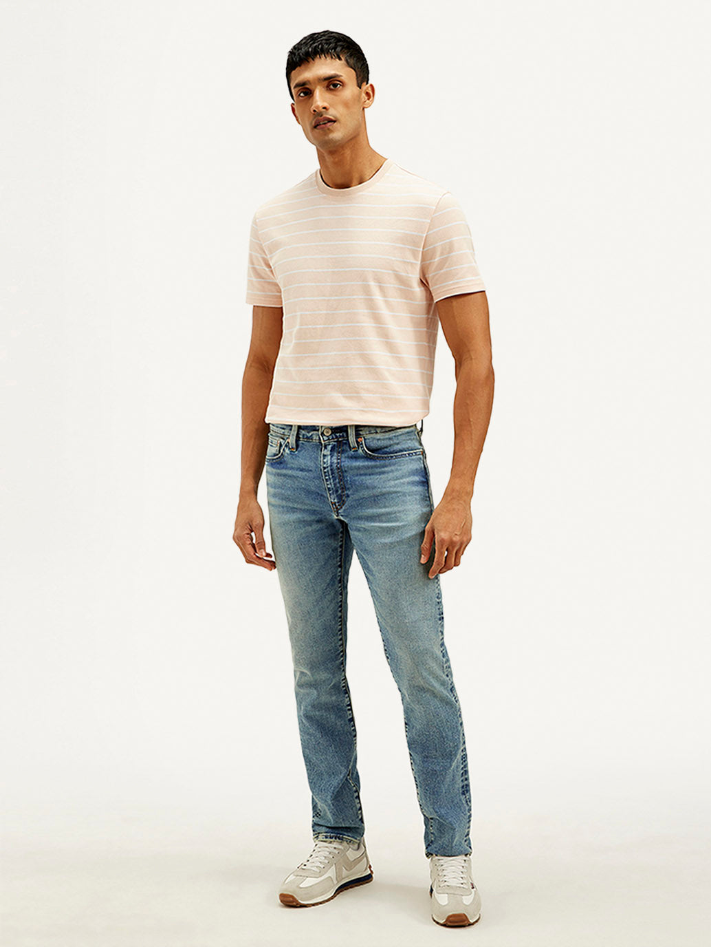 Men's 511 Light Blue Slim Fit Mid Rise Jeans