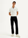 Men's 511 Black Slim Fit Mid Rise Jeans