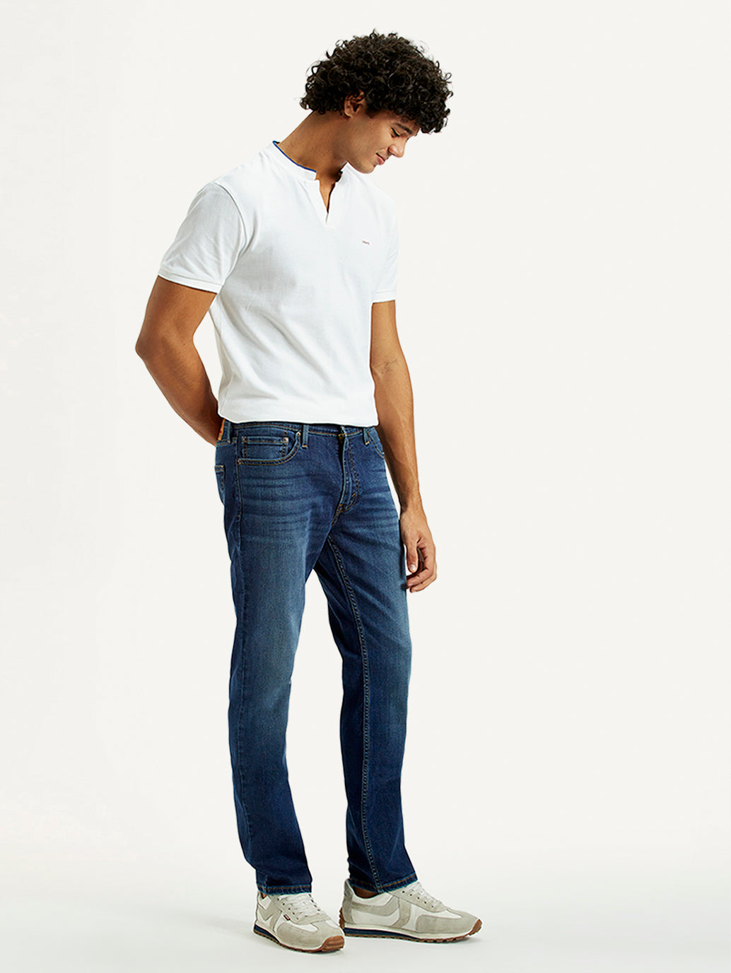 Men's 511 Indigo Slim Fit Mid Rise Jeans