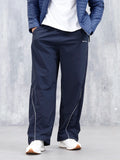 Men's Causal Oversized Fit Sport Look Jogger  | Navy Blue