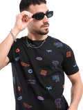 Classic Black AOP T-Shirt