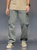 Men’sLoose fit cargo trousers | Olive