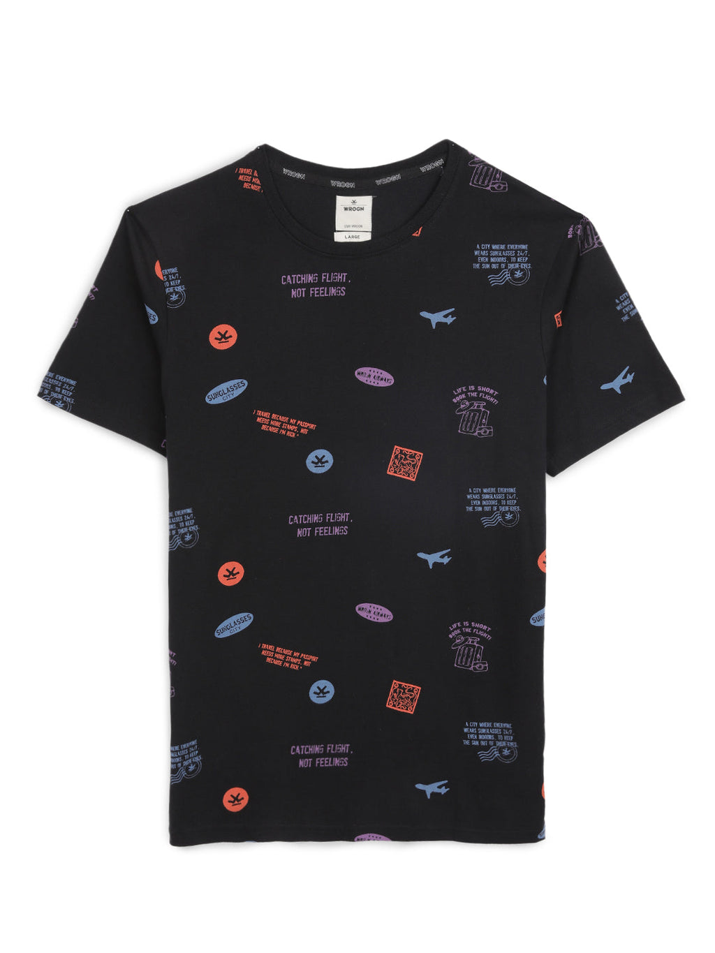 Classic Black AOP T-Shirt
