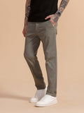 Cotton Blend Chino Trouser | Grey