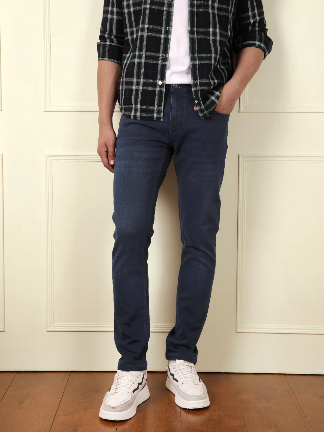 Casual Stretch Slim Fit Jeans | Blue