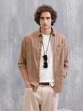 Solid Regular Fit Shirt  | Khaki
