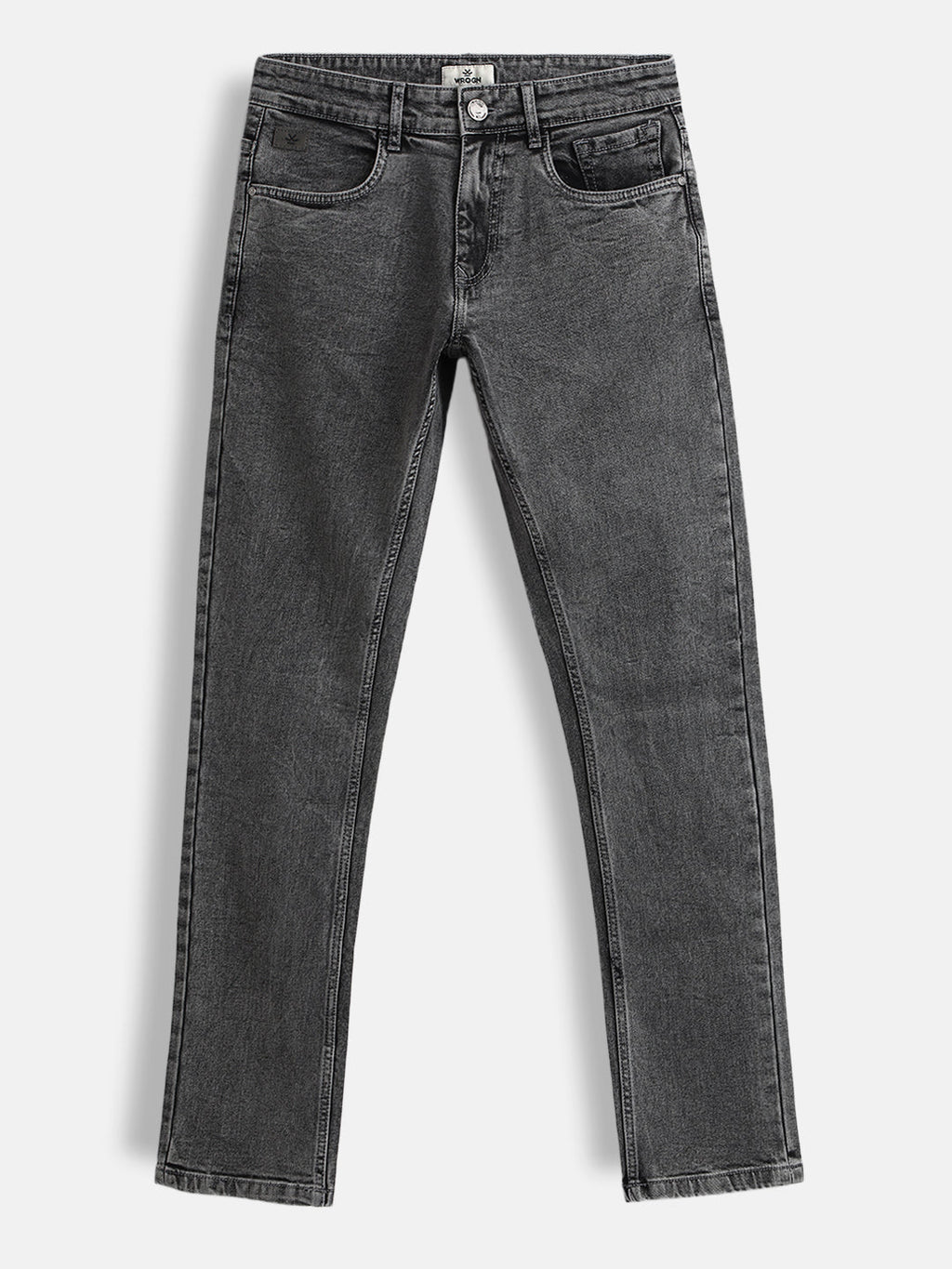 Charcoal Washed Slim Fit Jeans | Grey