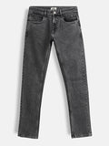 Charcoal Washed Slim Fit Jeans | Grey