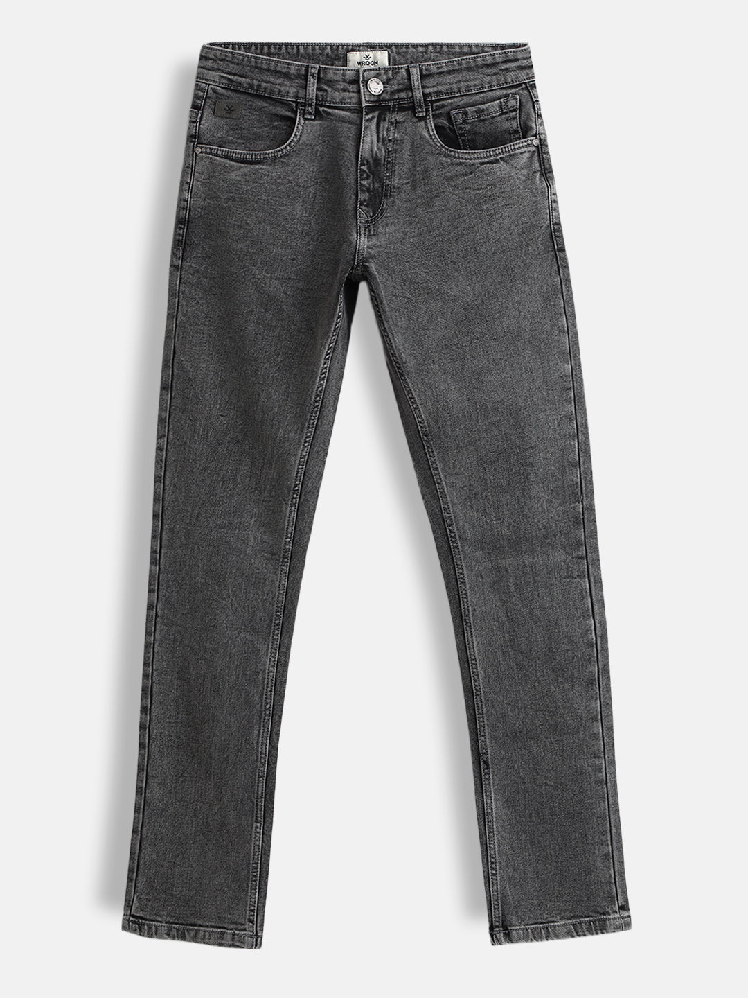Charcoal Washed Slim Fit Jeans | Grey