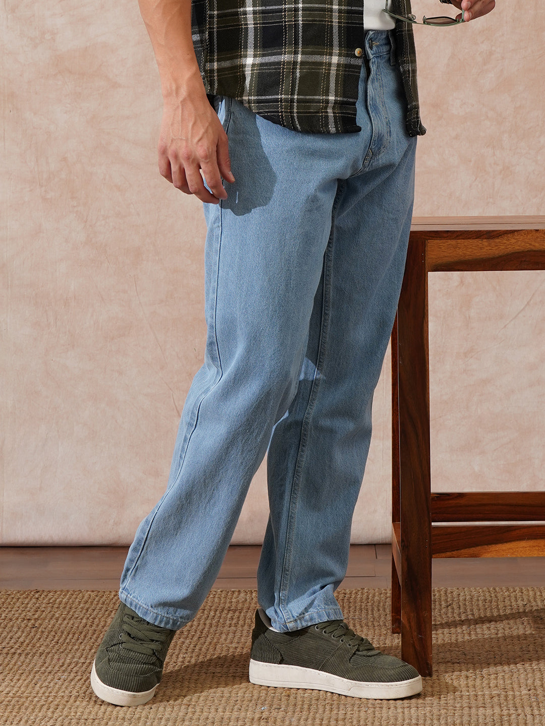 Solid Anti Fit Jeans | Grey